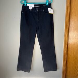 NWT Croft & Barrow Natural Fit Bootcut "Hemmed" Jeans Size 6 Average